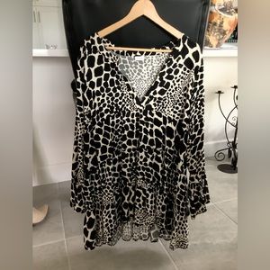 Lascana Animal Print Boho dress 12-14 NWOT